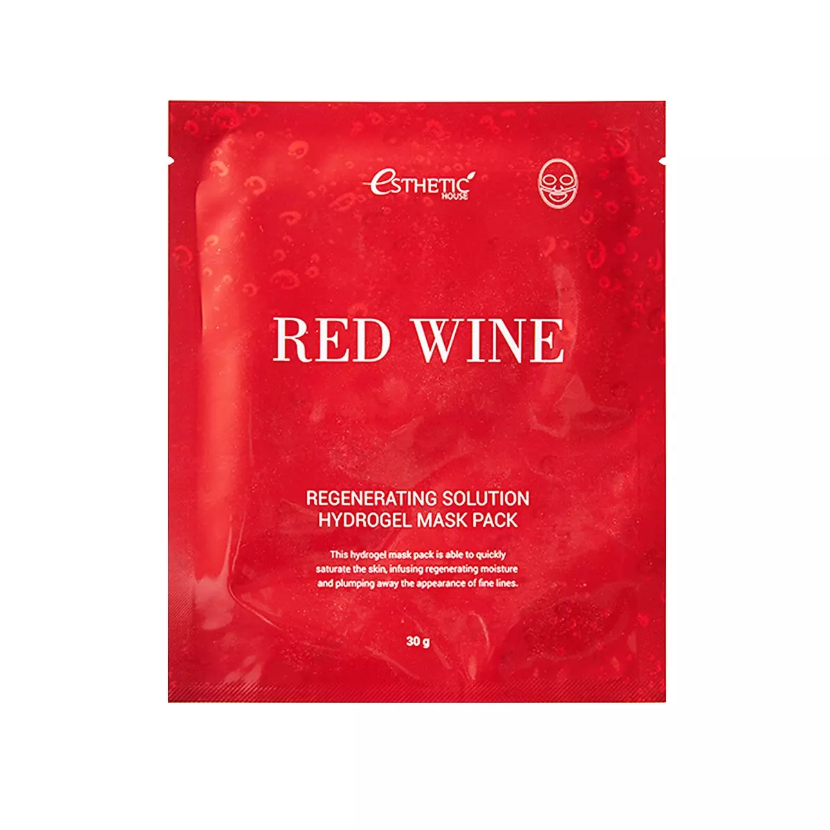 Гидрогелевая маска Esthetic House Red Wine Regenerating Solution Hydrogel Mask Pack