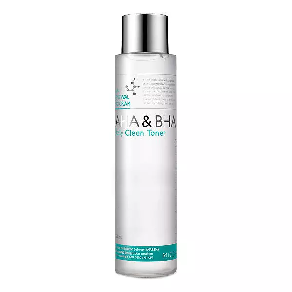 Тоник-пилинг с фруктовыми кислотами Mizon AHA & BHA Daily Clean Toner